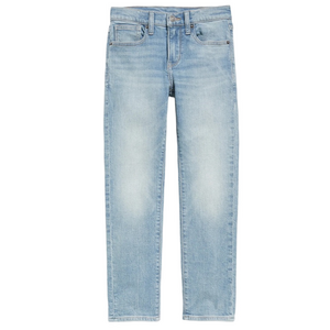 Old Navy Light Blue Denim Youth Boy Size 16 Jeans Karate Slim Adjustable Waist